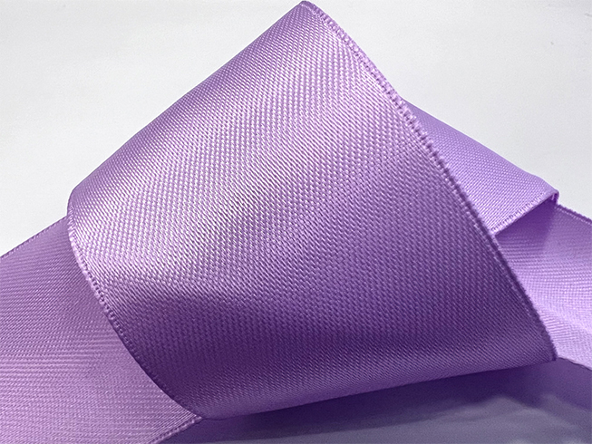 Linji Wholesale Factory 1.5 Inch 38mm Silk Ribbon Ivory Purple 100% Pure  Double Sided Satin Ribbon - China Ruban and Silk Ribbon price